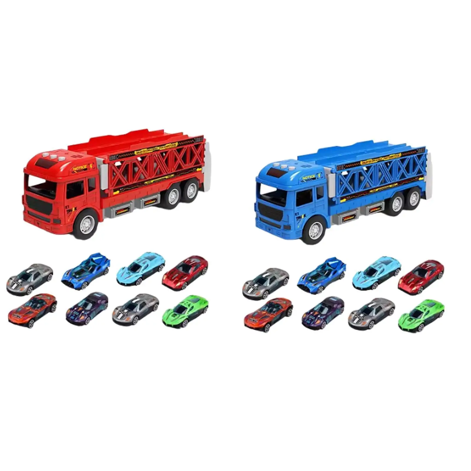 

Transport Carrier Truck Toy Set with 6 Cars for Kids Ages 3 4 5 6 Boys Girls