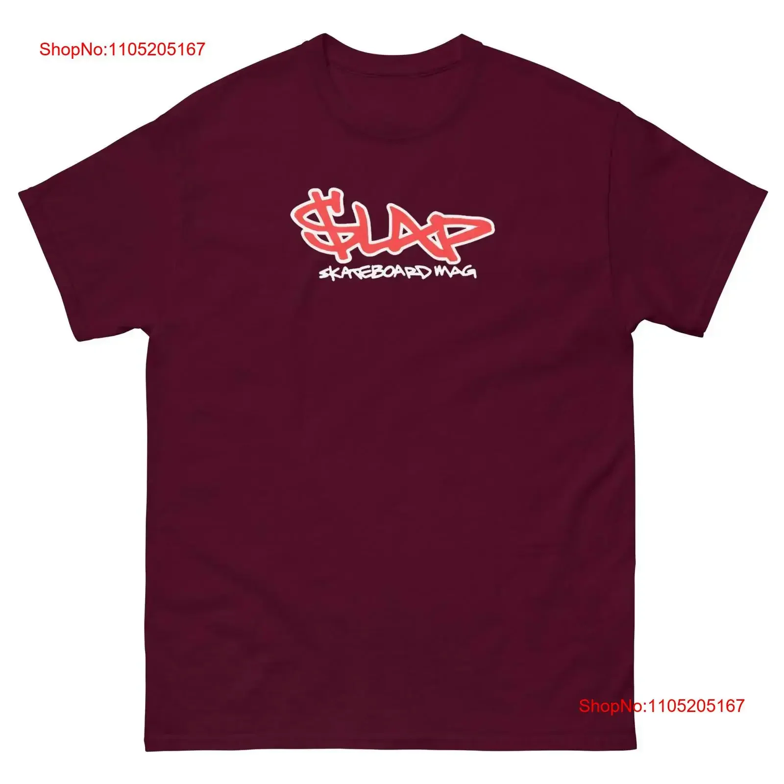 Slap Magazine Tag Skateboarding T Shirt vintage Washed homme Unisex Stretched Stylish Soft Casual streetwear Versatile