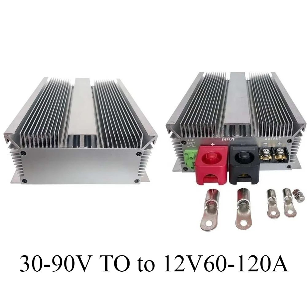 

30-90 В до 12 В, 60-120 А, понижающий импульсный преобразователь, регулятор напряжения 60 В до 12 В, понижающий 48 В, 60 В, 72 В, 80 В до 12 В для автомобильного устройства
