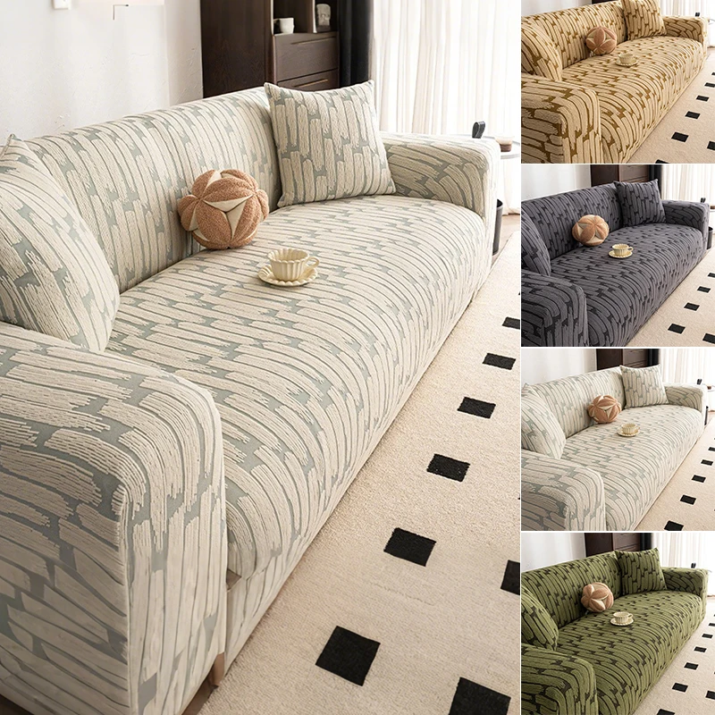 

Four Seasons Universal All-inclusive Jacquard Elastic Sofa Cover,Lazy Integrated Anti-cat Scratch Sofa Cushion Sofa Cover 소파 커버