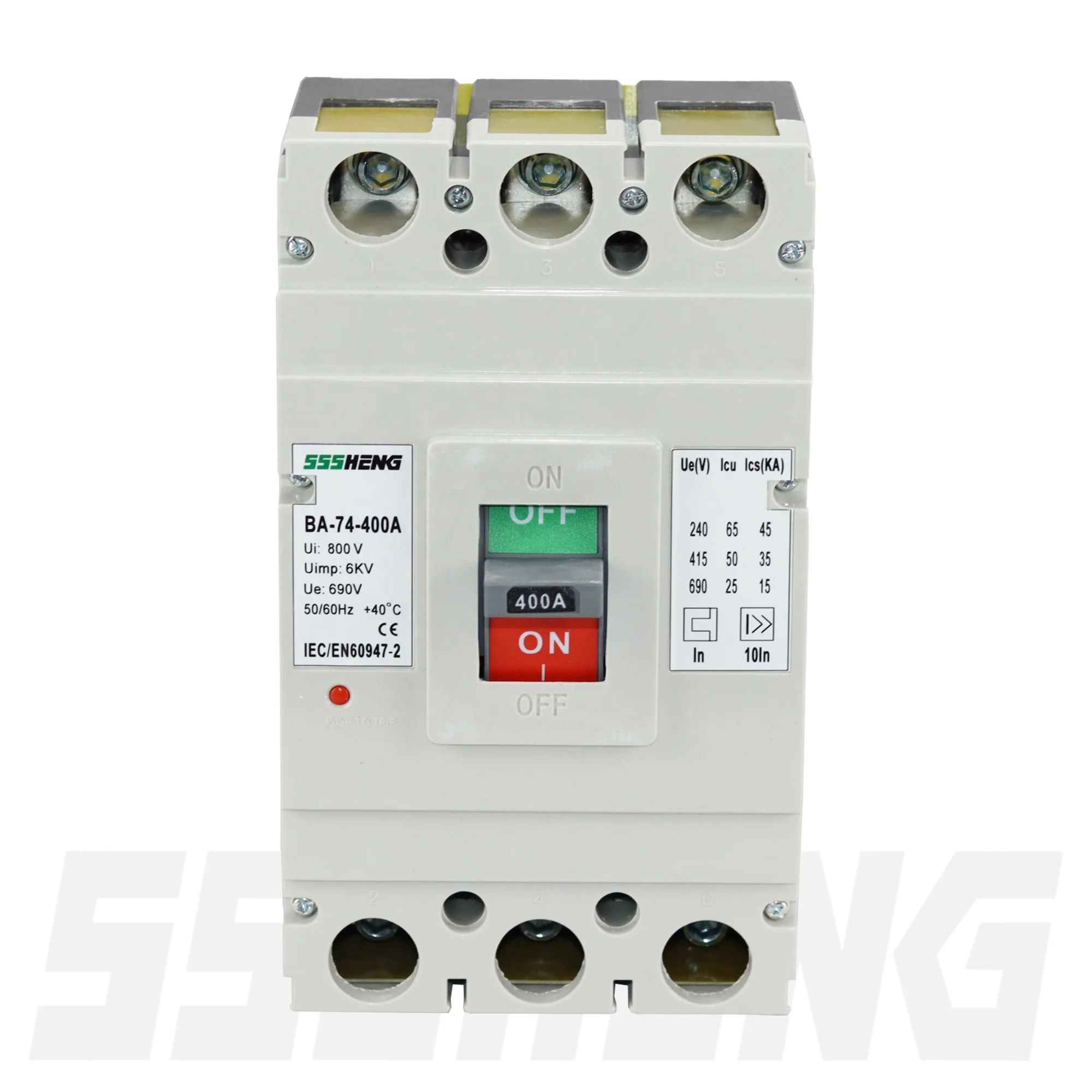 

Electrical Supplies VA-74 Series BA-74 400A MCCB NM1-400S 3P 65kA Automatic Switches BA74-400C Circuit Breakers