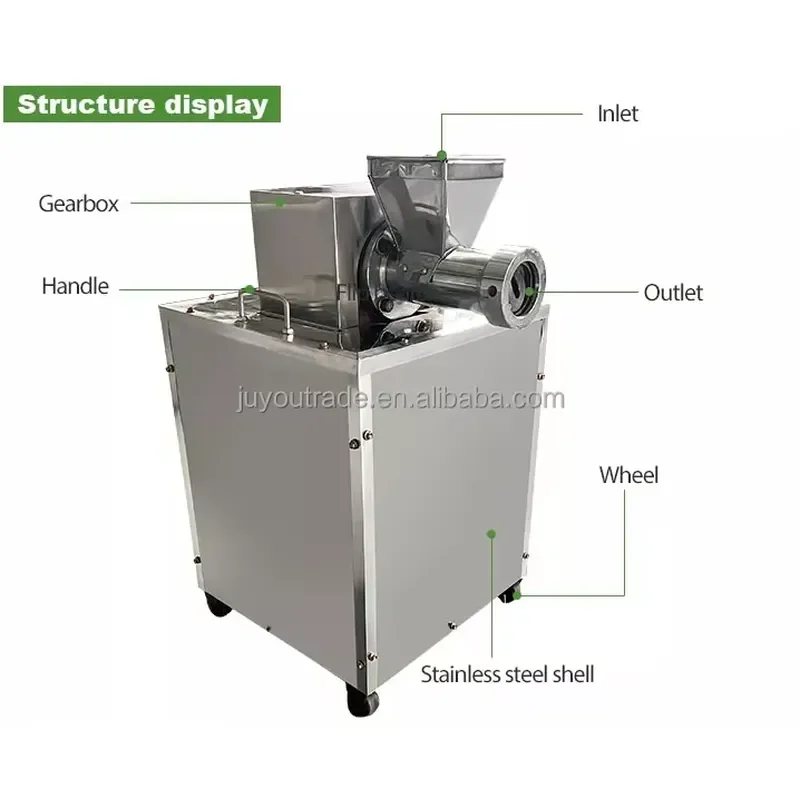 Automatic Spaghetti Machine for Hollow Tube Noodle Forming and Macaroni Processing