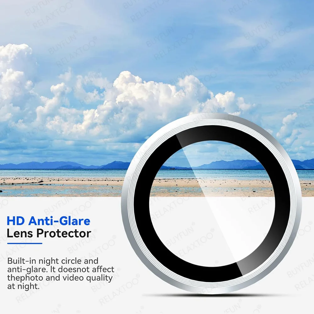For Poco X6 Pro Rear Alloy Metal Lens Tempered Glass Ring Case PocoX6 PocoX6Pro Pocco X6Pro X 6 5G Camera Screen Protector Cover