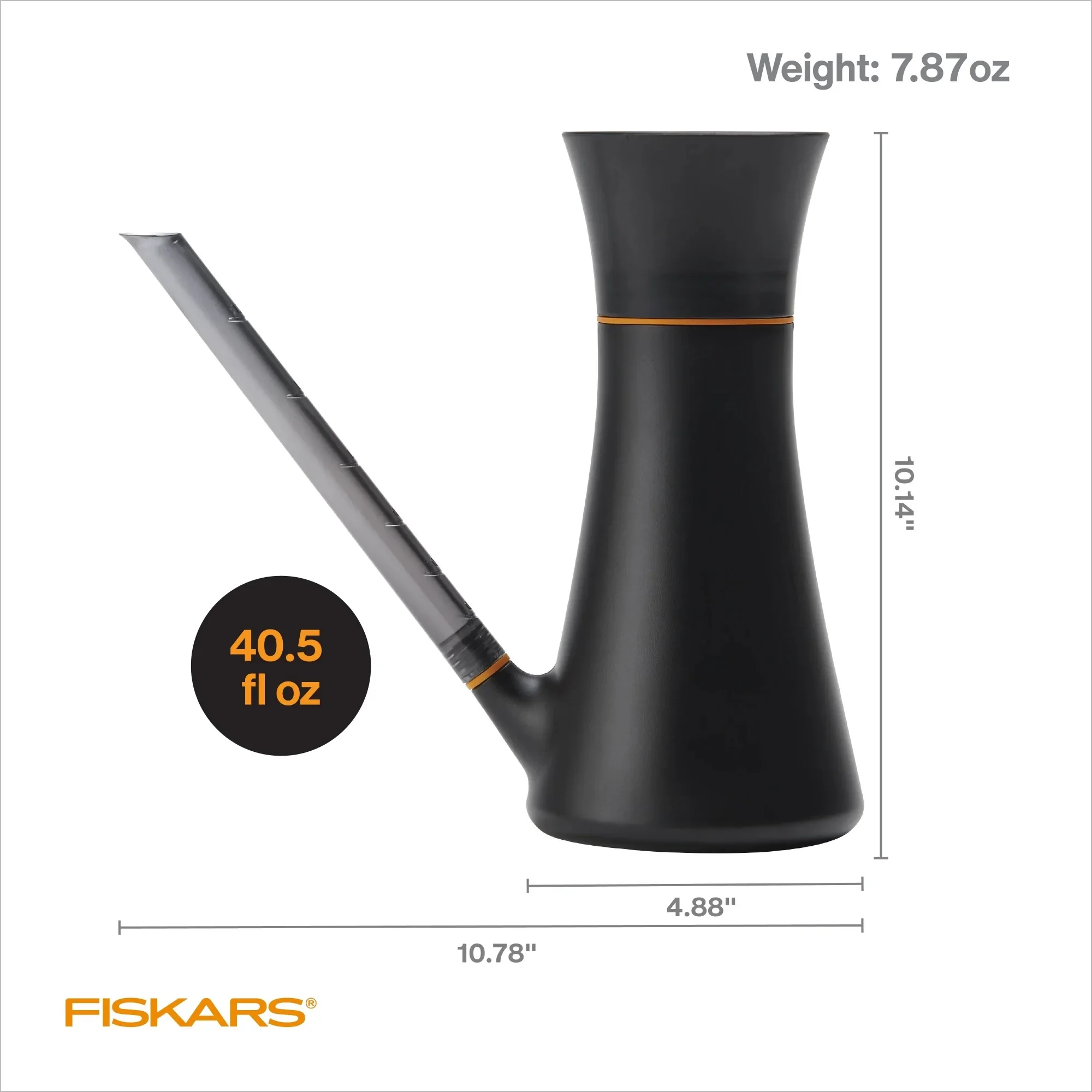 Fiskars داخليًا والمزيد من Regadera Naranja y Negro