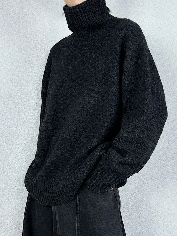 

Uxi 2025 Осенне-зимний теплый свитер из мягкой шерсти яка с высоким воротником, женский топ свободного кроя, удобный, с длинными рукавами