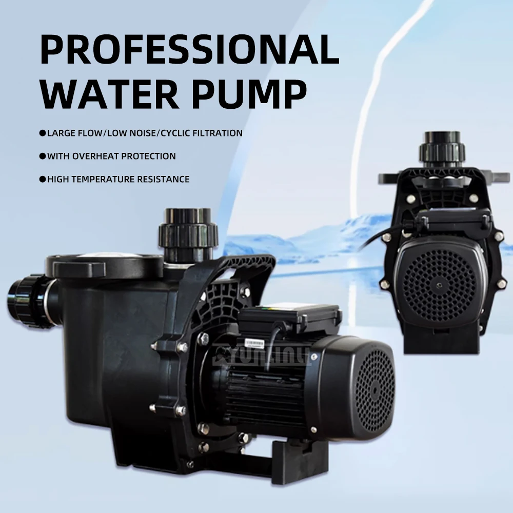 Swimming Pool Circulating Water Pump with Hair Gatherer Filter Hydrotherapy Massage Fish Suction Machine Water Pump Equipment