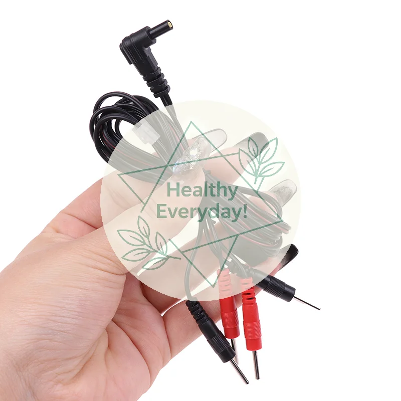 

[HE]New Electrotherapy Electrode Lead Electric Shock Wires Cable For Massager Connection Cable Massage And Relaxation