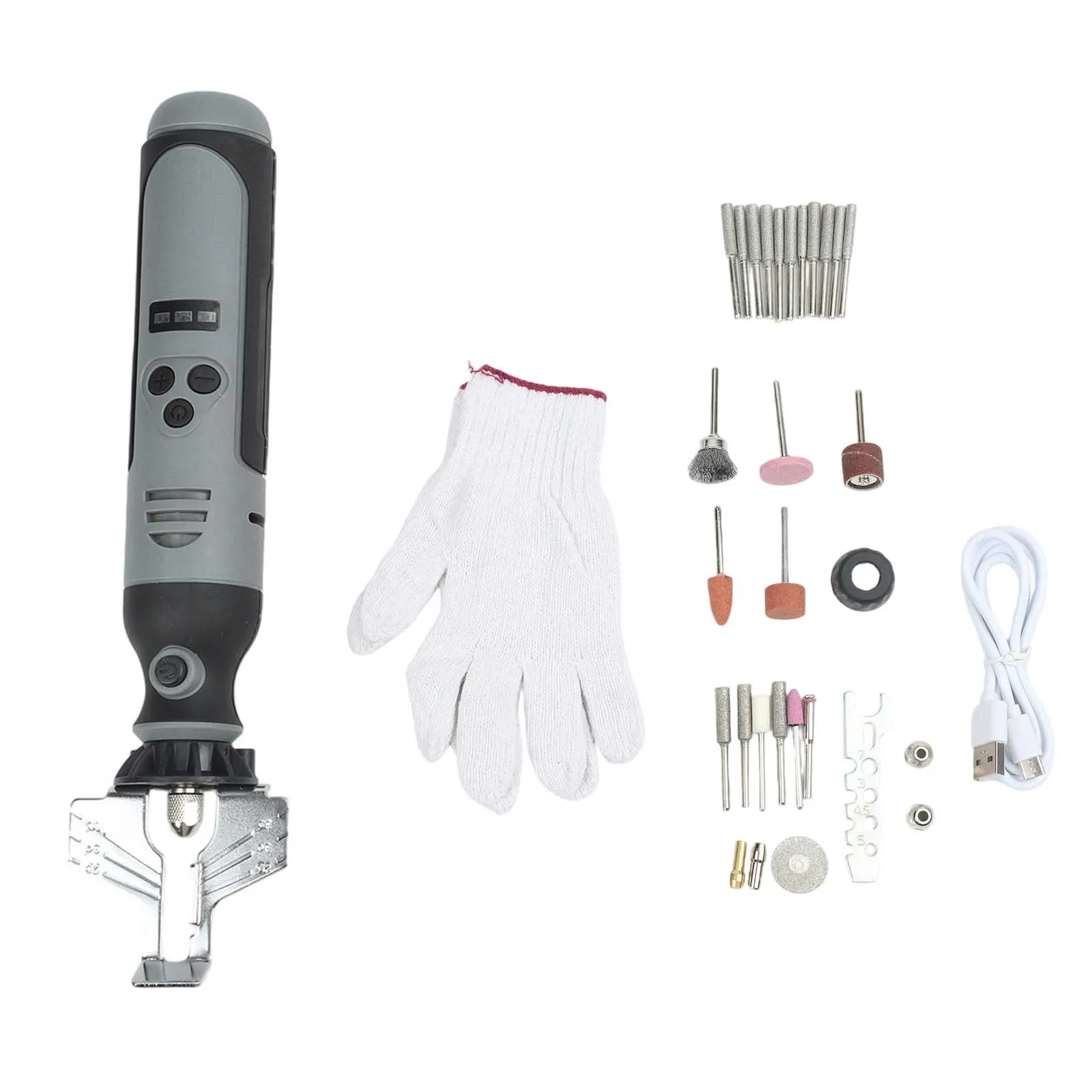 Adjustable Levels Rechargeable Electric Handheld Chainsaw Sharpener Diamond Sharpening Bits Handheld Rechargeable