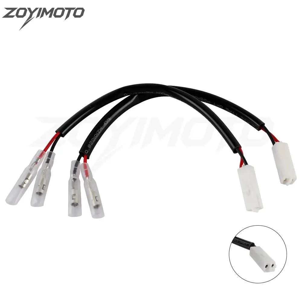 Turn Signal Wiring Harness Adapter Connector Plug Cable For Kawasaki Ninja 400 650 ZX6R Z900 Z650 Z400 Versys 650 KLX230