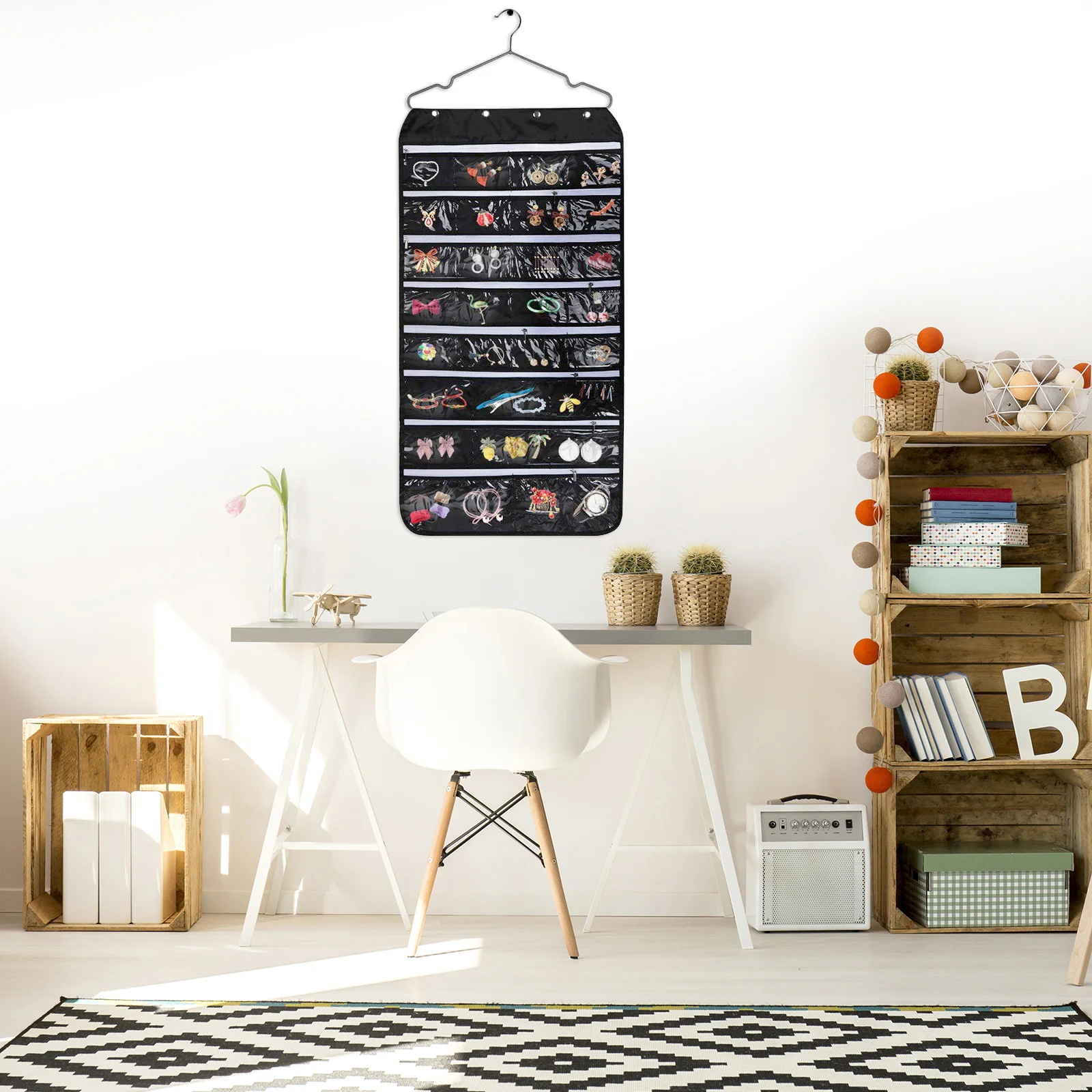 1Pcs Jewelry Display Bag Safe Material Practical Use Experience Necklace Bracelet Earrings Storage Organizer