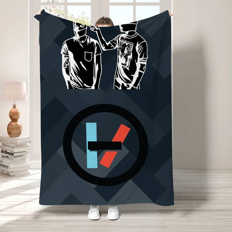 T-twenty One Pilots Couch Throw Blanket for Sofa Bedspread on the Bed Boho Home Decor Bedroom Decoration Fluffy Soft Blankets