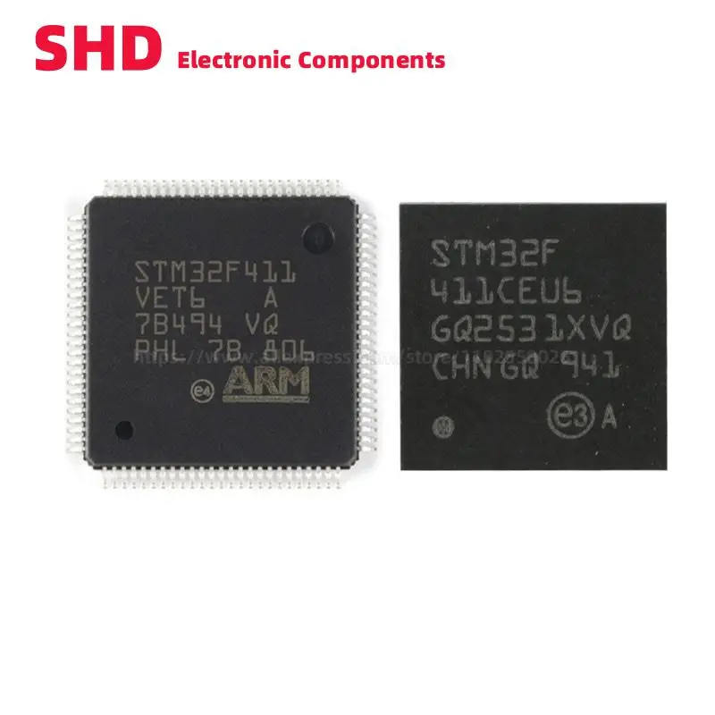 

STM32F411 STM32F411RET6 STM32F411RCT6 STM32F411VET6 STM32F411CCU6 STM32F411CEU6 LQFP-64 LQFP-100 UFQFPN-48 SMD IC ARM MCU