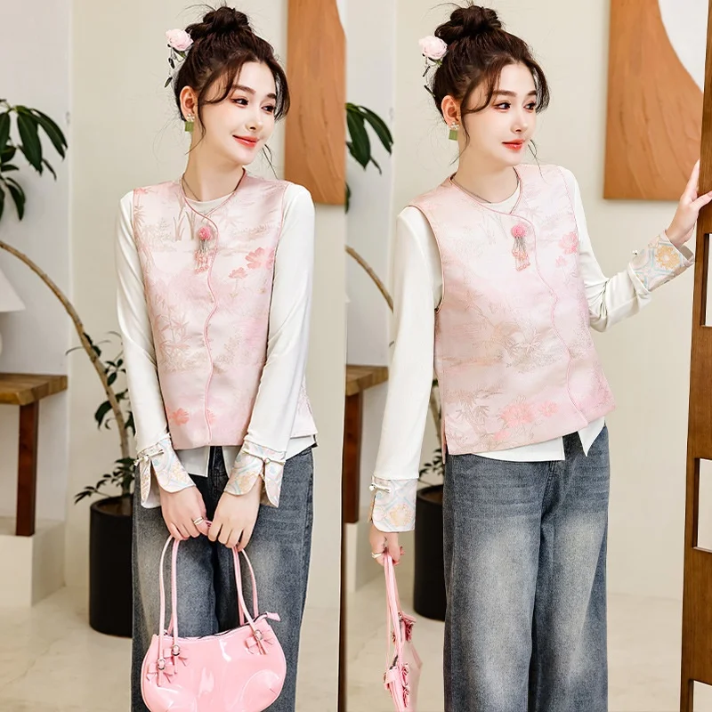 

Модный комплект из двух предметов: базовый слой и верхняя одежда Phoenix Fly Svel, весенне-осенний ретро-спортивный костюм для женщин