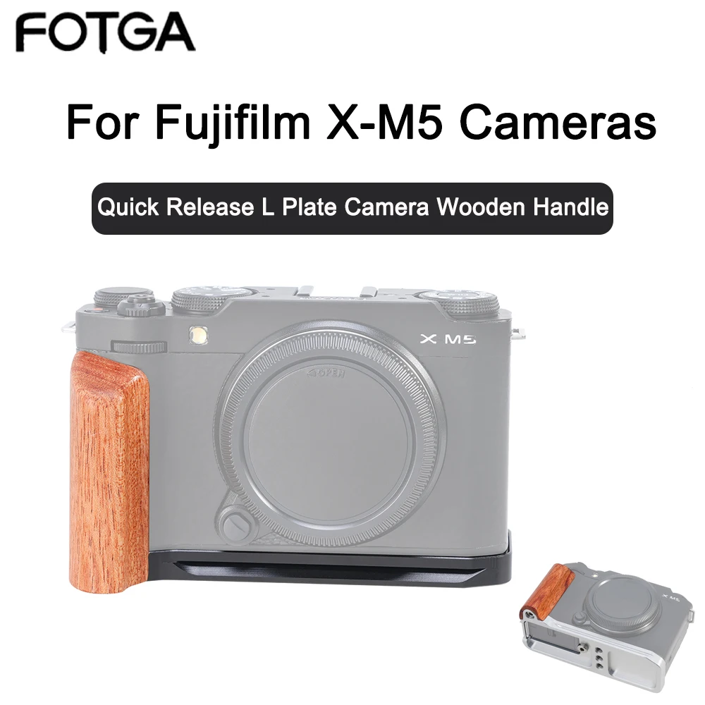 

FOTGA Bottom Plate For Fujifilm X-M5 Quick Release Baseplate Mirrorless Digital Camera Accessories For Fuji XM5 Quick Release