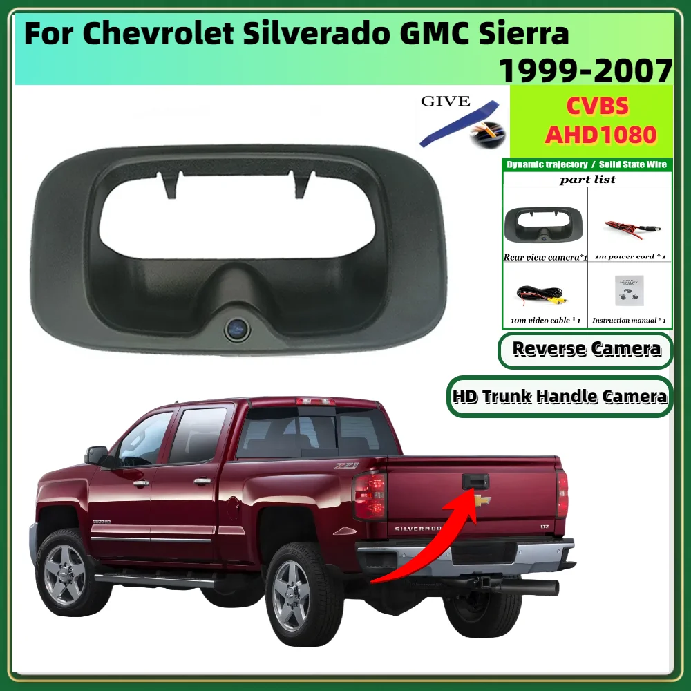 Canbus Dynamic Trajectory Rear Camera For Chevrolet Silverado GMC 1999-2007 Backup Reverse Camera Plug & Play / No Programming