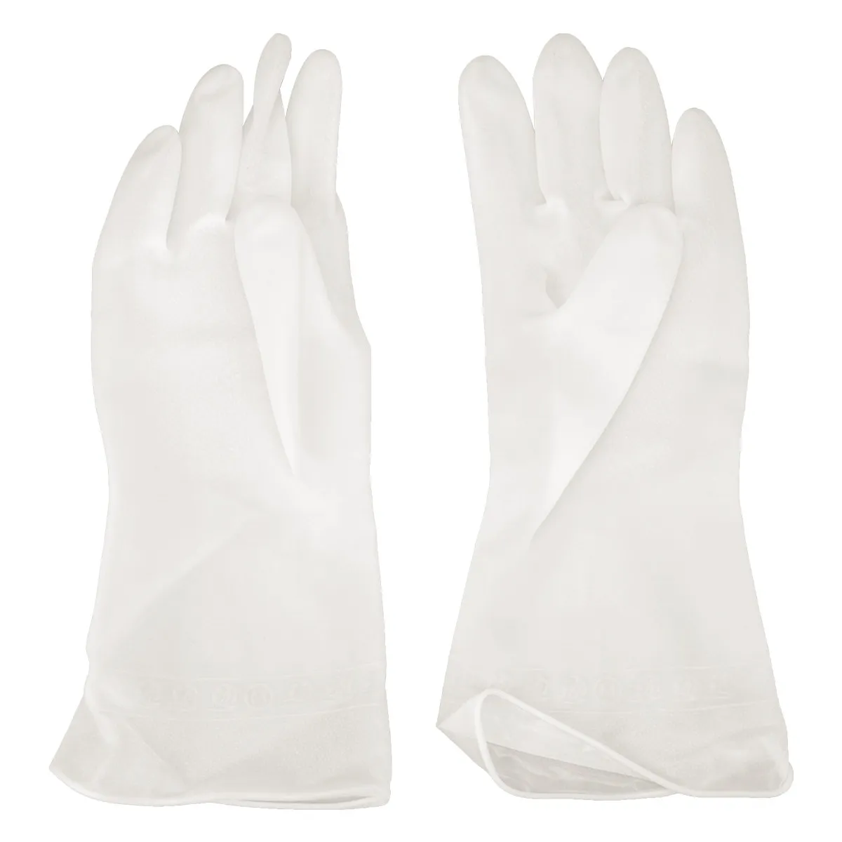 2Pairs Latex Cleaning Gloves Soft Comfortable Non-Slip Dishwashing Gloves for Kitchen Laundry Pet Care Gardening Carpet Car Wash
