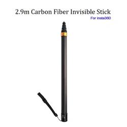 0.45-2.95 Meters 3M Pole Carbon Fiber Invisible Selfie Stick For Insta360 ONE X4 X2 X3 X/RS/R GoPro MAX Action Camera Accessory