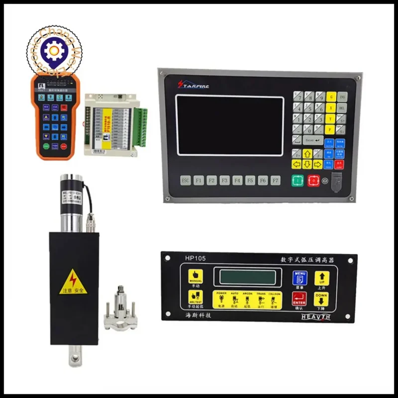 CNC 2-axis SF-2100C Plasma control system THC kit HP105 flame height controller JYKB-100-DC24V Lifting body F1510 MPG