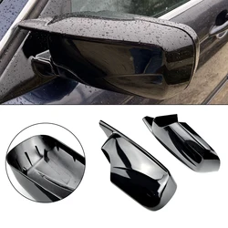 2021 M4 Sport Sytle Car Side Rear View Mirror Cover Cap Shell Replacement Carbon Fiber Look for BMW E46 E39 1998-2005 4 Doors