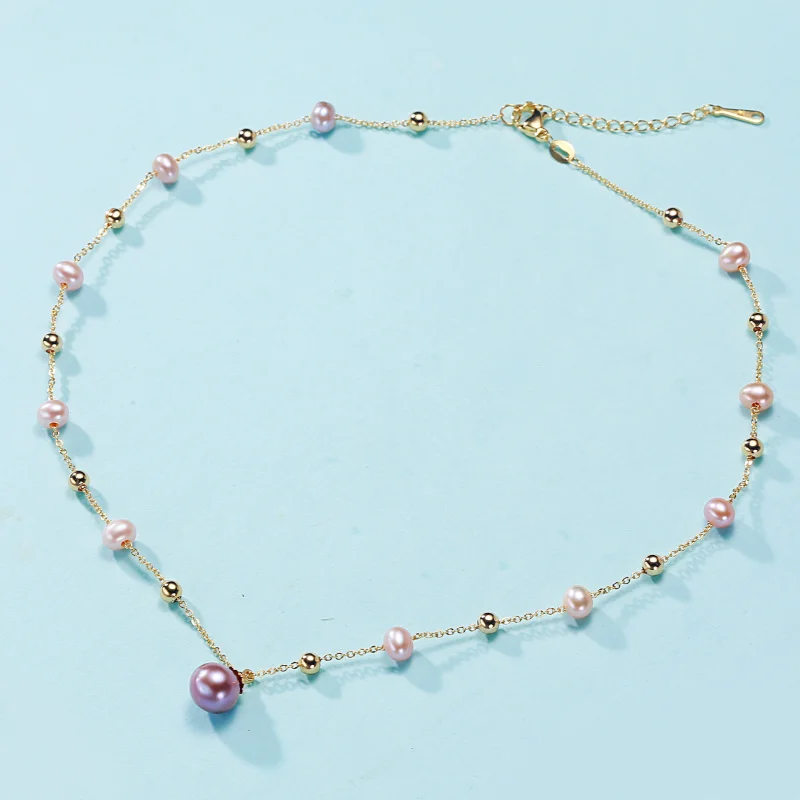 

Freshwater Gypsophila Necklace New Jewelry