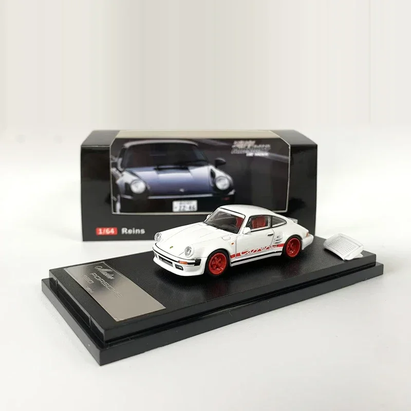 Master 1:64 Model Car 911 930 Turbo Metal Simulation Vehicle Collection -White