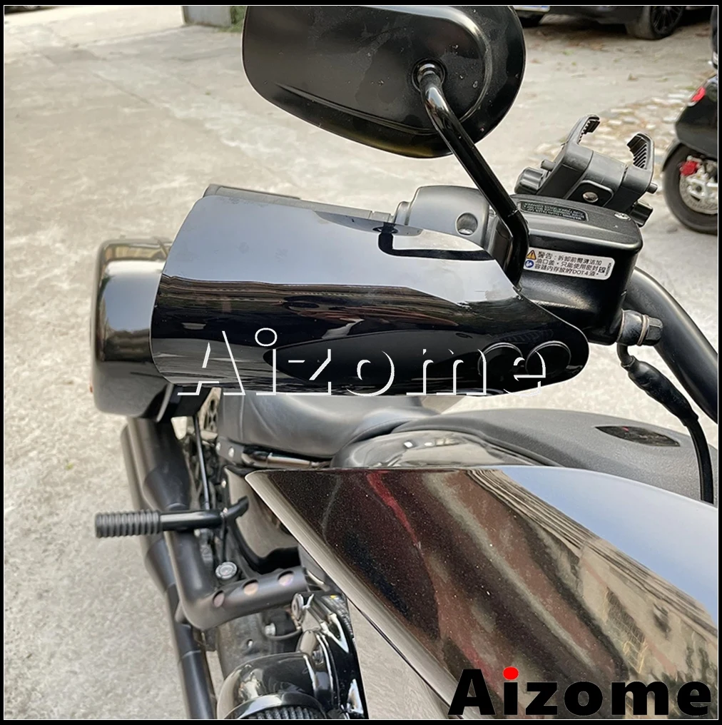 For Harley Touring Street Glide CVO 121 FLHXSE FLHX Ultra FLHXU 2023-2025 Motorcycle Handlebar Handguards Hand Wind Shield Cover