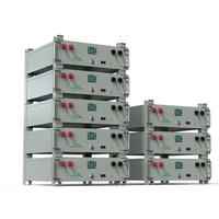 51.2V 100Ah LiFePO4 Battery Stacked Lithium Battery Pack Low Voltage 10kWh Solar Batteries For Home Energy Storage System