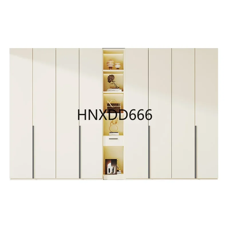 Solid wood Osong board one door to the top 60cm depth 18mm thickened cabinet body wardrobe household bedroom cream style wardrob