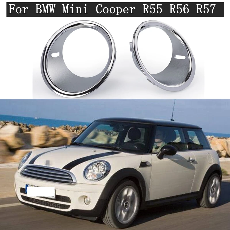 

OEM 51112753661 51112753662 Front Fog Light Lamp Chrome Trim Ring Cover For BMW for Mini Cooper R55 R56 R57 Petrol Vehicles New