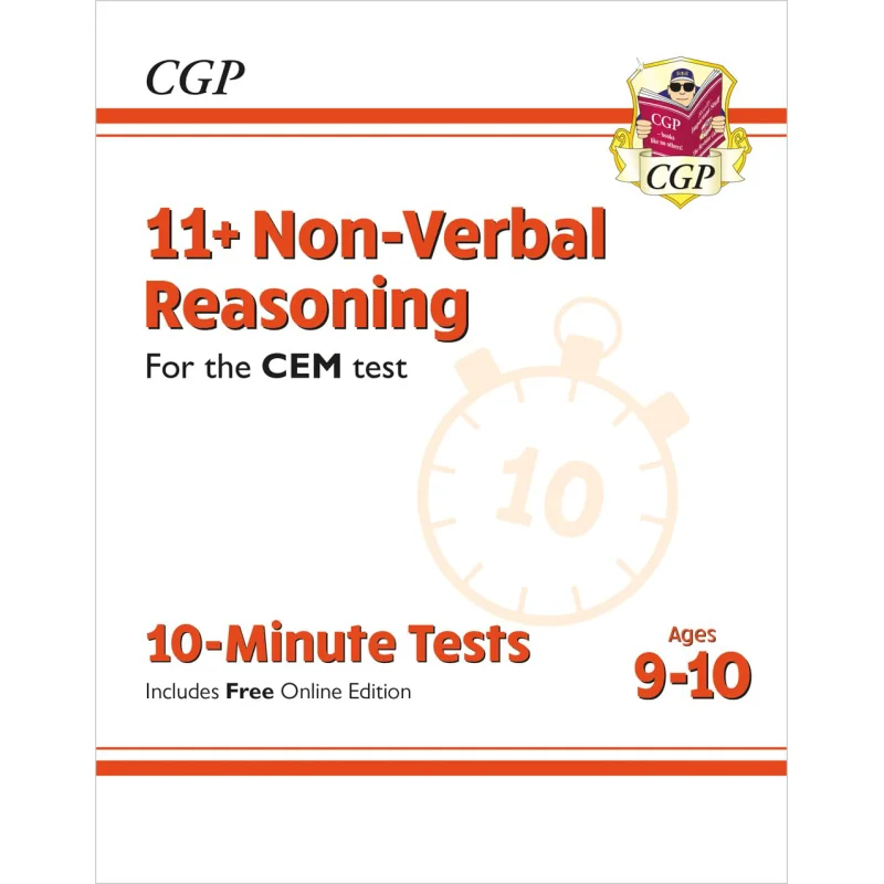 

11 CEM 10Minute Tests NonVerbal Reasoning Ages 910 With Online Edition CGP Books Coordination Group Publications 9781789081985