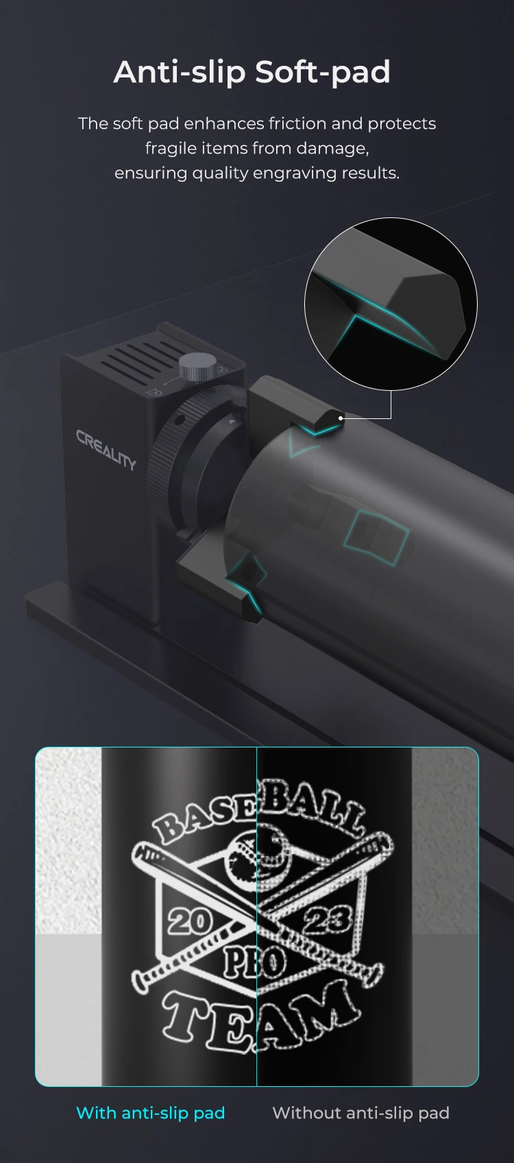 CREALITY レーザー彫刻用ロータリー Amazon.co.jp: Creality 公式ロータリーローラー レーザー彫刻機用 CR