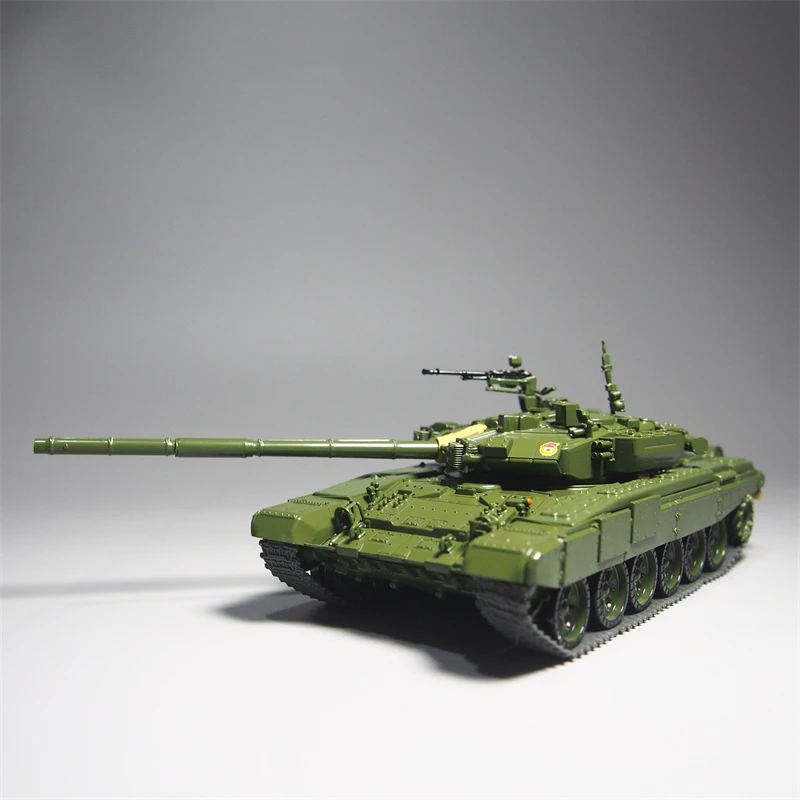 Scale 1: 43 Russian T90 Main Battle Miniature Die Cast Military Alloy Tank Model Souvenir Collection Birthday Gift Toys For Boys