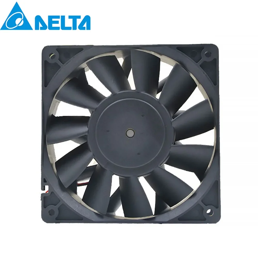 Ventilador de refrigeração para Delta PFB1224UHE, 3Pin, 3 Fios, DC 24V, 2.40A, 12cm, Volume do vento, 12038, 120x120x38mm