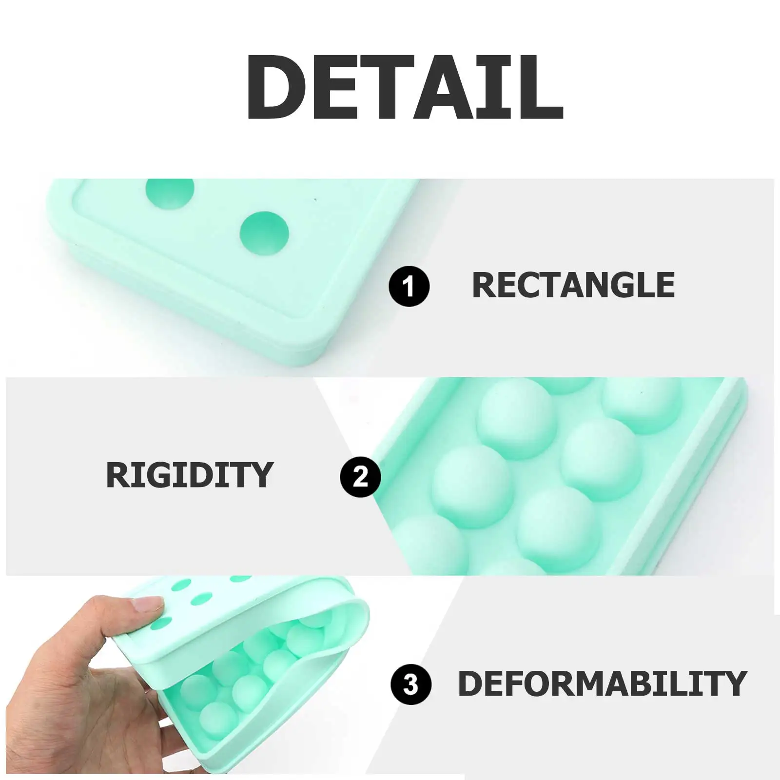 

Silicone Ice Ball Mold Round Cube Tray For Whisky Beer Juice Chocolate Pudding Candy Party Bar Use Kitchen