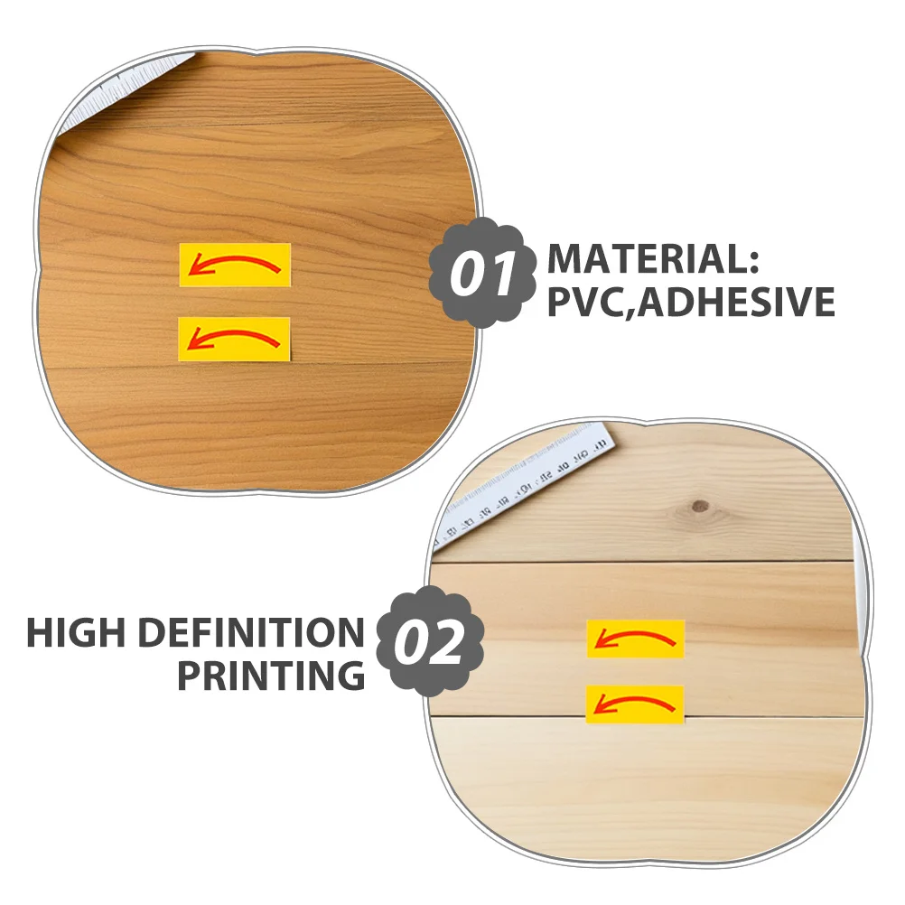 40Pcs Directional Arrow Stickers Strong Adhesive Waterproof Flow Indicator Decals for Factory Warehouse Floor Instruction