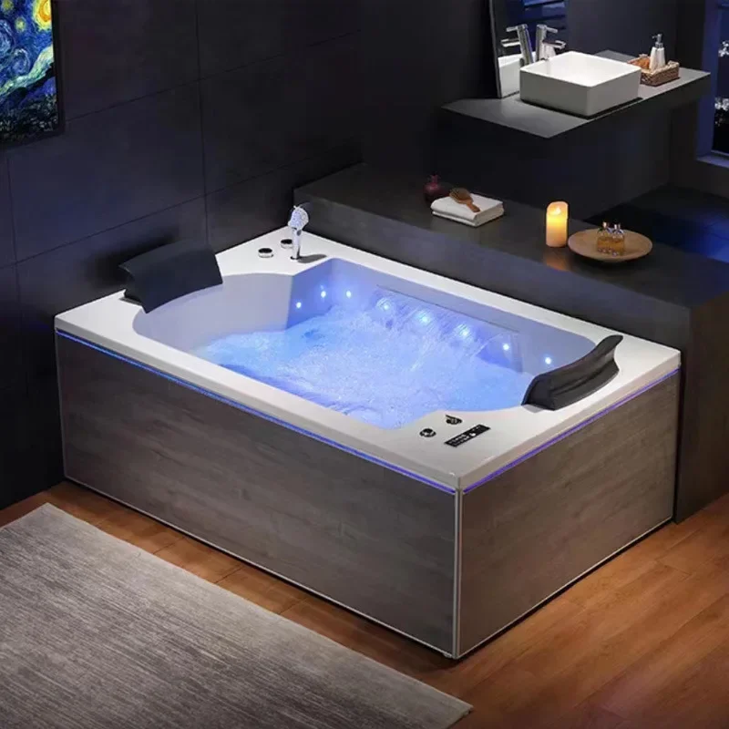 Surfing constant temperature acrylic bathtub independent bubble pool B & B hotel lantern bath
