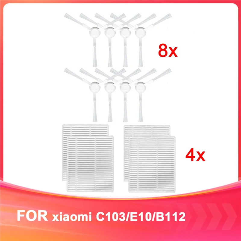 

WORTHOWN-For Xiaomi C103/E10/B112 Robot Sweeping And Mopping Accessories Side Brush Filter 3C Enhanced Version Accessories