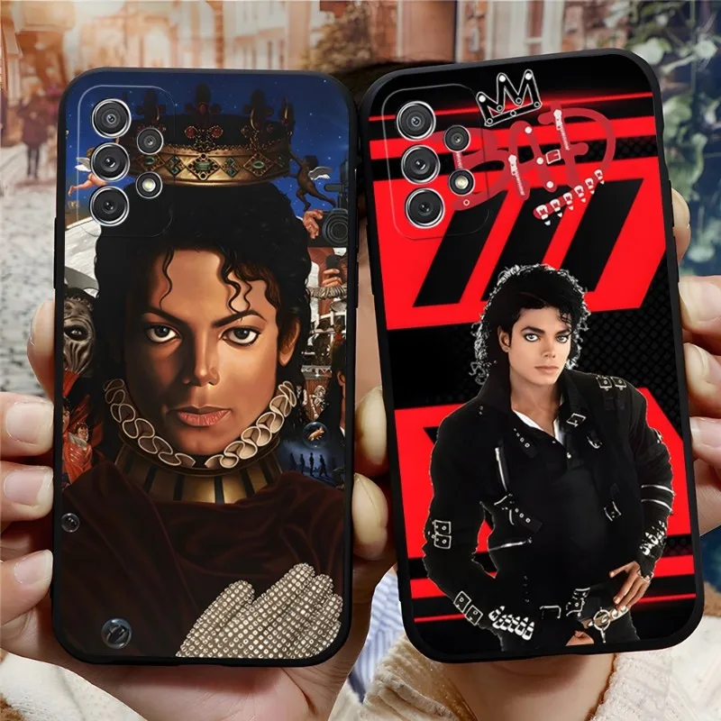 Michael Jackson Phone Case For Samsung M40 M54 M20 M31 M14 F14 F54 Note 20 10 9 8 Pro Plus Ultra J7 J6 Prime Silicone Cover