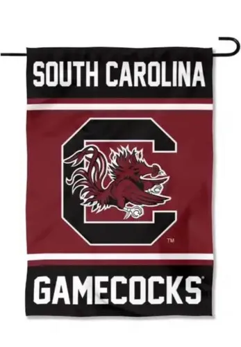 South Carolina Gamecocks  GARDEN FLAG 12” X 18” South Carolina Garden Flag jjx