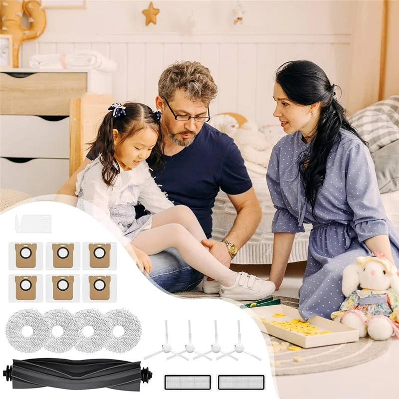 ملحقات SANQ لملحقات قطع غيار المكنسة الكهربائية الروبوتية Xiaomi Robot Vacuum X10 + X20+