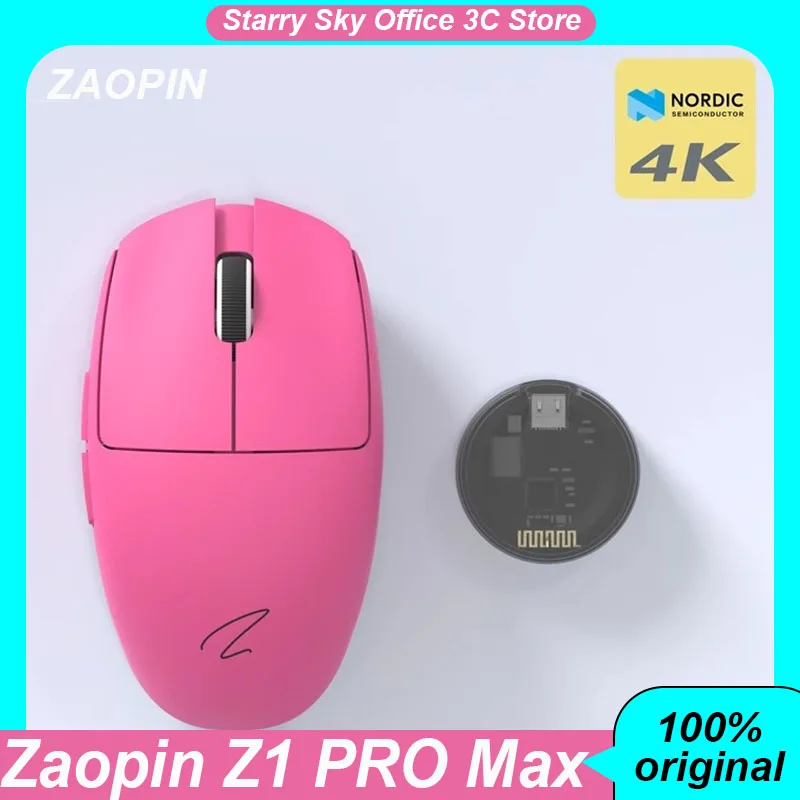 Zaopin Z1PRO Esports Mouse Wireless Tri-mode PAW3395 Lightweight Nordic 52840 Chip Long Battery Life Custom PC Gaming Mice