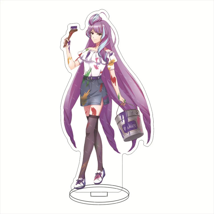 Anime The Super Dimension Fortress Macross Acrylic Stand Model Figures Hayate Inmeruman Freyja Wion Desk Decor Collection Gift