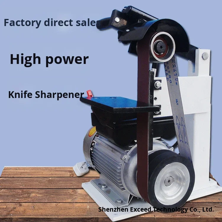 Vertical Electric Belt Sander 380V Three-phase AC Power China Metal Polishing Wire Drawing Machine Household Knife Sharpener JTS view 3