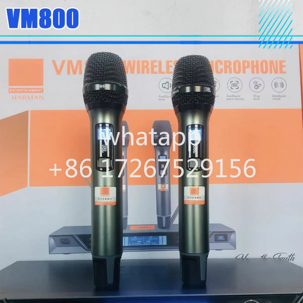 original imported wireless all metal one tow two HD receiver VM800 wireless two For JBL