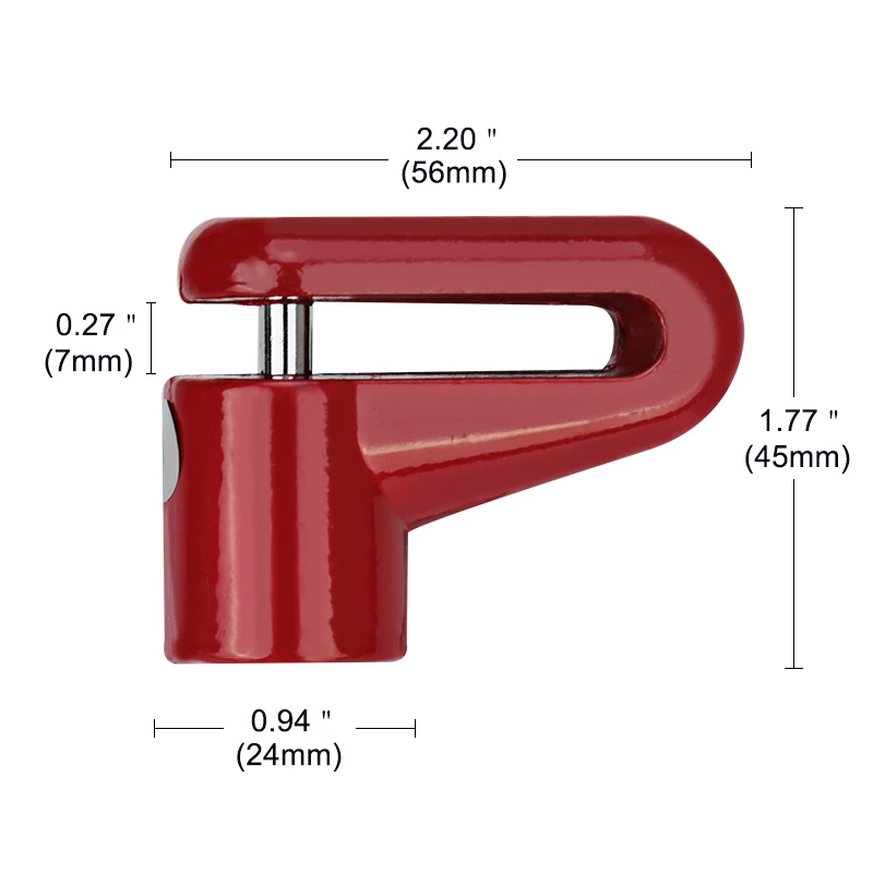 Cerradura de seguridad antirrobo para motocicleta, cerradura de freno de disco para motocicleta, accesorios para equipos de conducción, accesorios