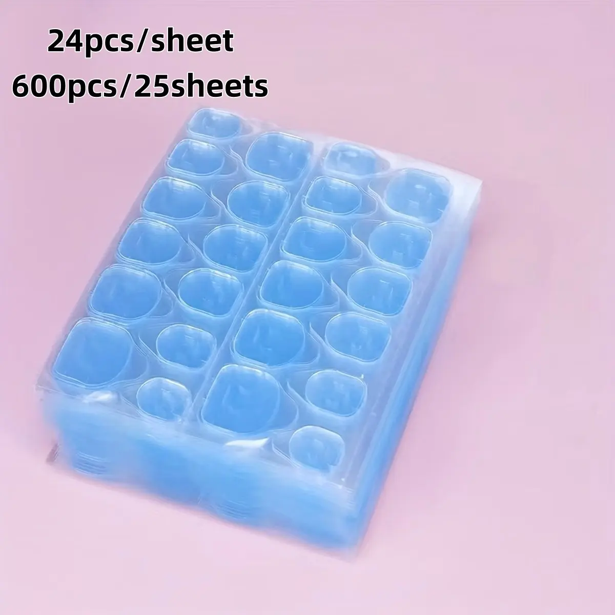 

600 шт./25 листов Премиальный водостойкий гелевый клей-желе - очень большой, ультратонкий и долговечный клей | 3 ярких цвета для надежной фиксации