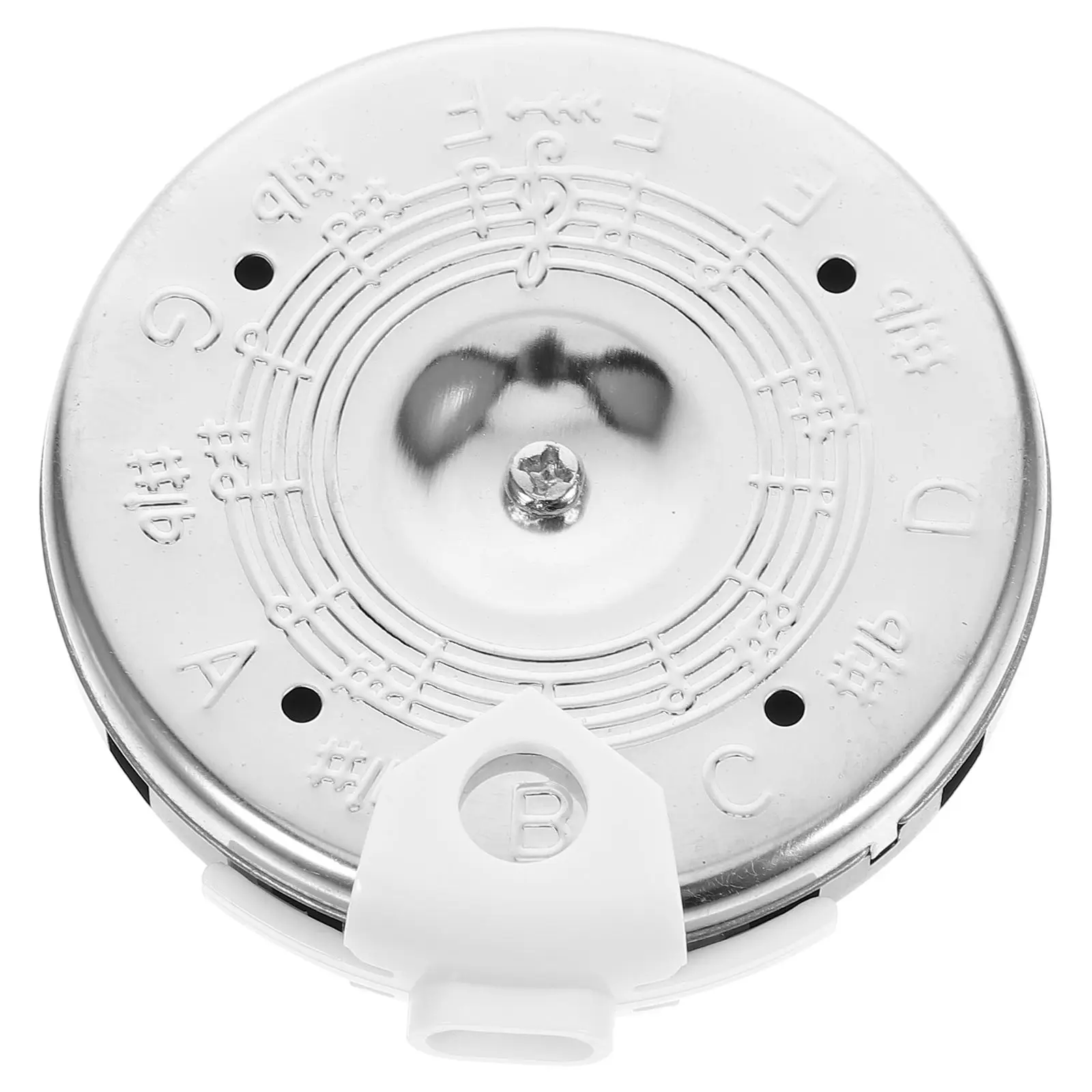 

13 Tone Note Key 13 Holes F-F Pitch Guitar Tuner Tuning Violin Bass (Silver)