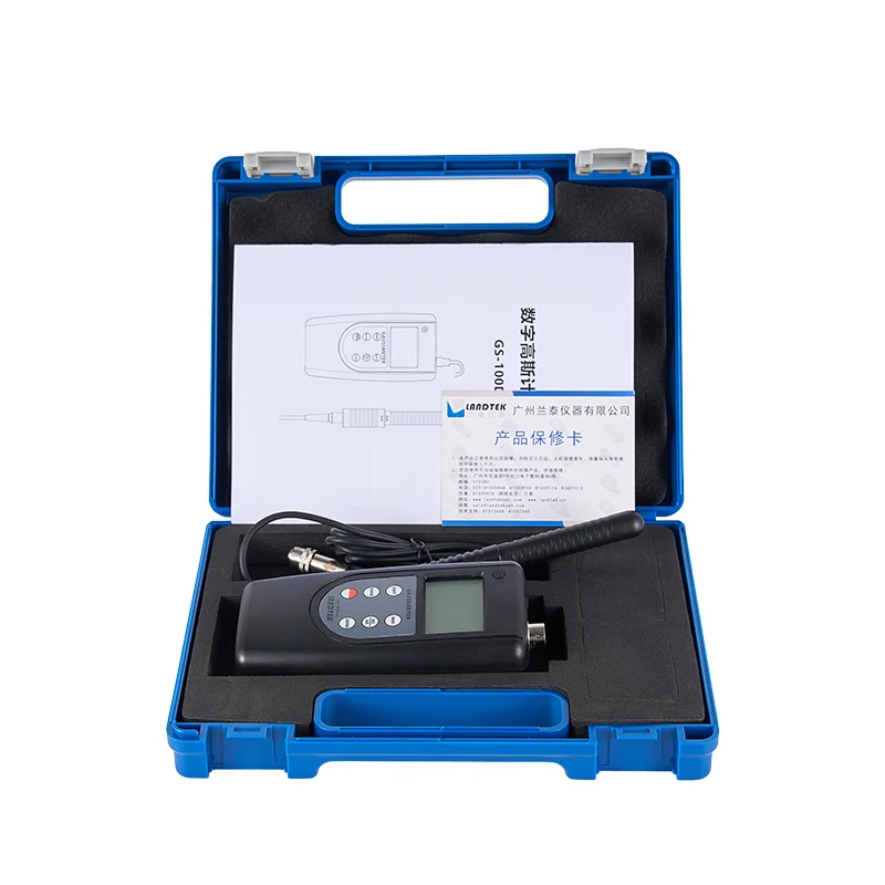 Digital Gauss Meter GS-100DAH Radiation Magnetic Field Detector 1Hz~400Hz DC/AC Magnetic Field Induction Strength Measurement