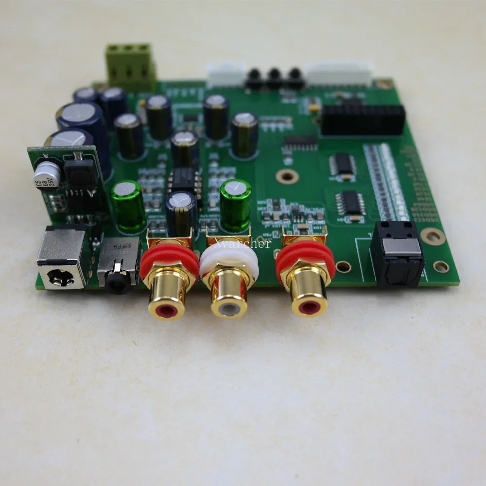 Nvarcher-decodificador de fibra Coaxial ES9038Q2m, entrada USB, I2S, IIS, SPDIF, placa DAC de Audio Digital con pantalla de 32 bits, 384k, DSD256
