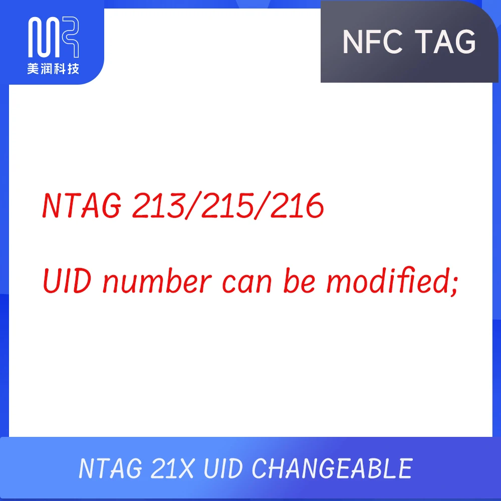 Ntag21x Magic Cards UID Changeable 213,215,216 Version Changing